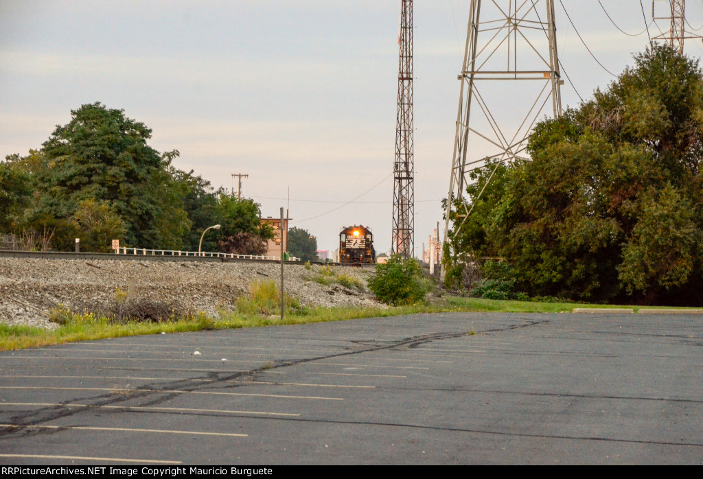 NS GP38-2 Locomotive in the yard